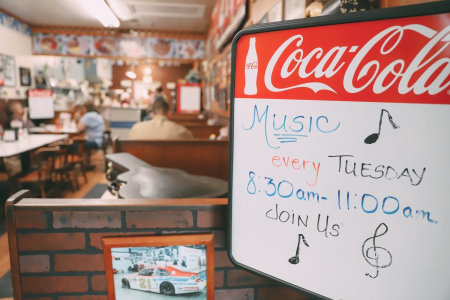 coffee break music sign coffee break music sign